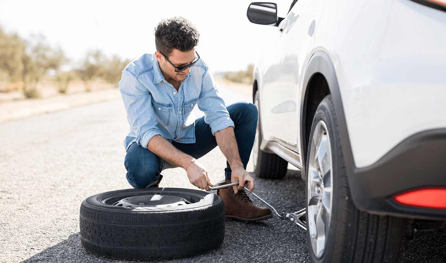 HOW TO CHANGE A FLAT TYRE